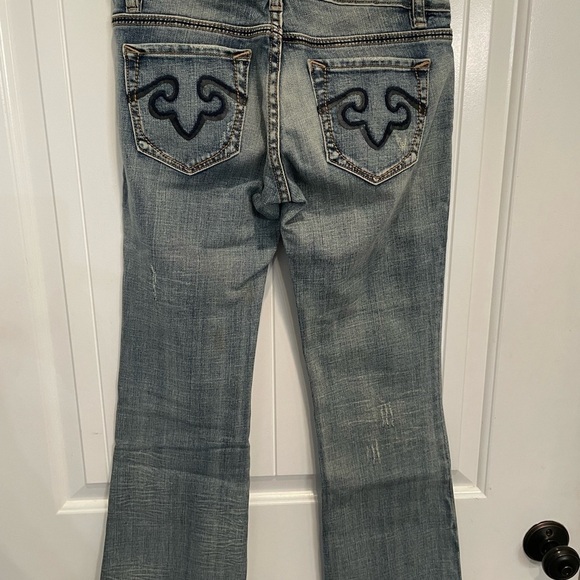 Rerock for Express size 2 shortened inseam 27 light wash boot leg - Picture 2 of 10